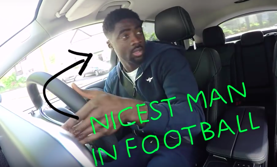 Kolo Toure stops by for a cuppa