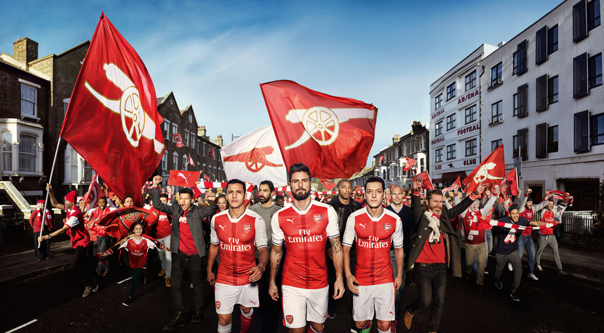 Arsenal reveal their home kit for next season